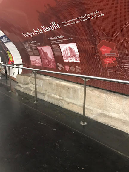 Bastille in the metro