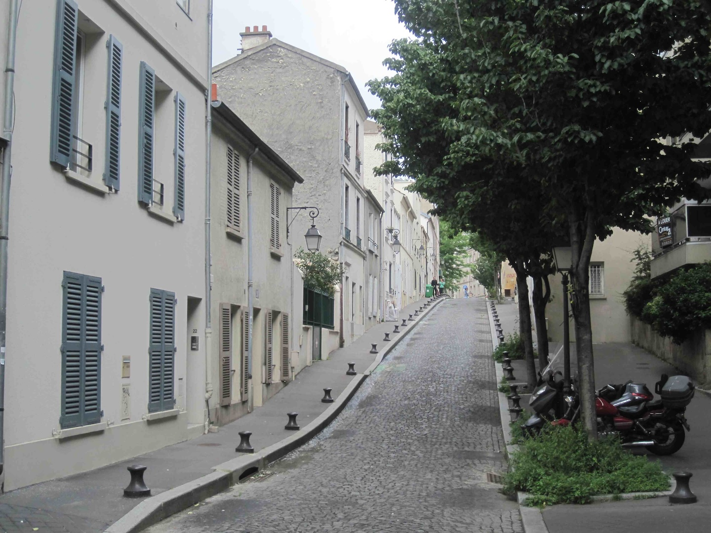 Quiet street in the Butte aux Cailles