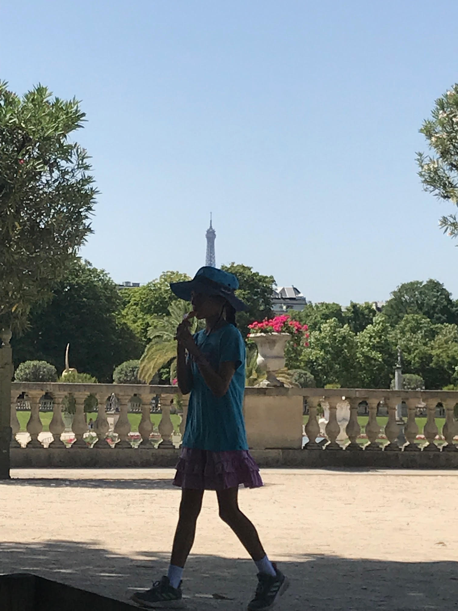 Girl in Luxembourg Gardens