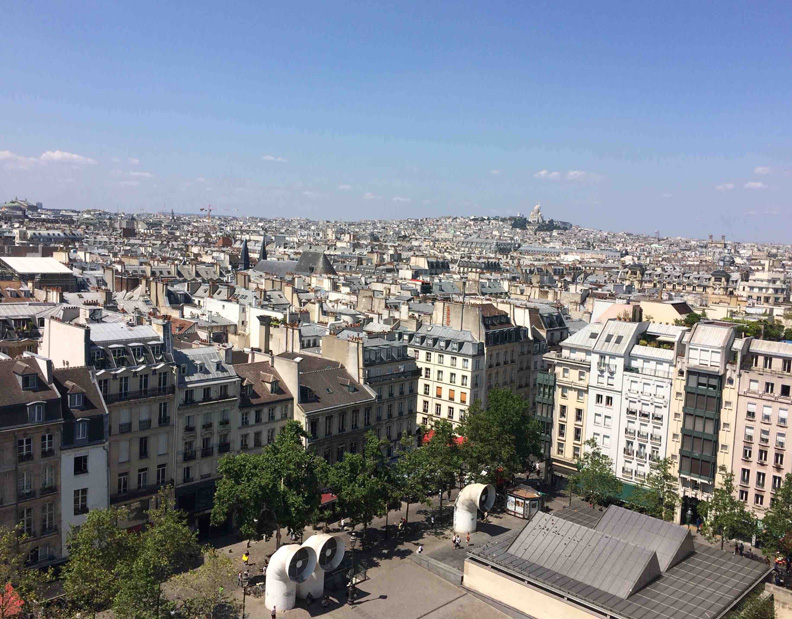 View from Pompidou Center